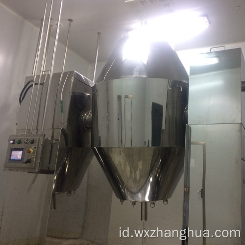 Pengering Vakum Rotary Kerucut Ganda Stainless Steel